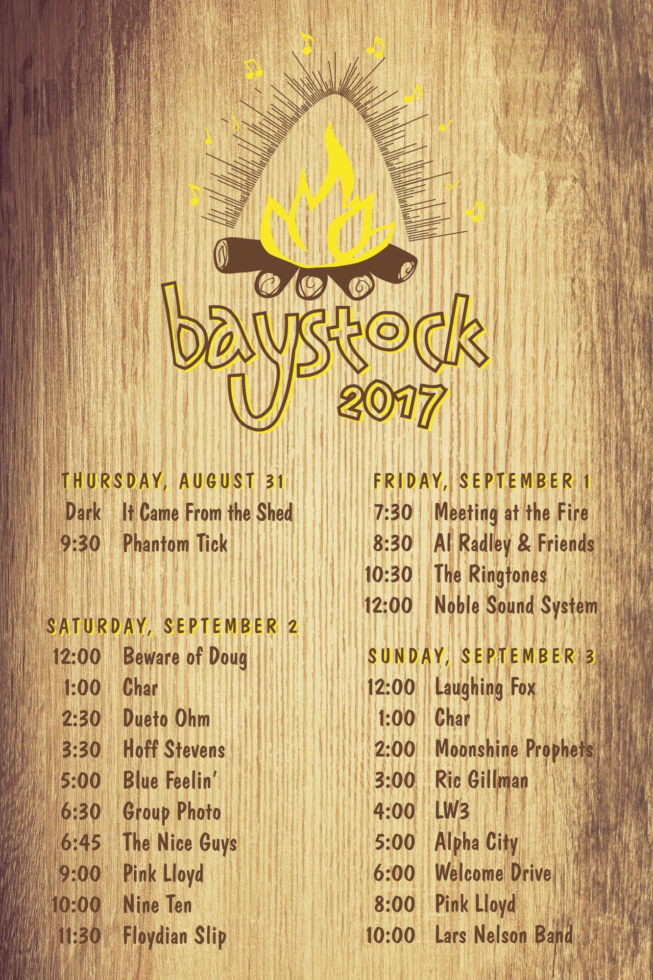 BAYSTOCK 2017 POSTERS